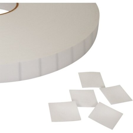 Tape Logic Tape Logic Double-Sided Foam Squares, 1/32", 1/2" x 1/2", White, 1296/Roll T95214
